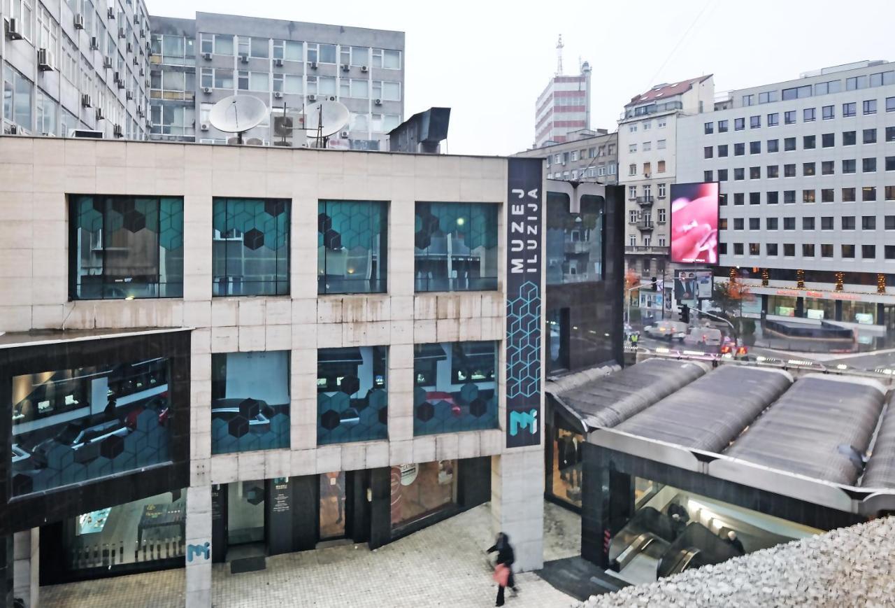 Illusion Downtown Apartment Belgrád Kültér fotó